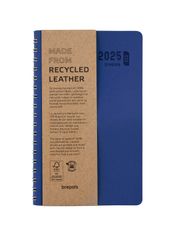 Agenda à spirale Interplan Calvi - 1 semaine sur 2 pages - 9 x 16 cm - bleu - Brepols