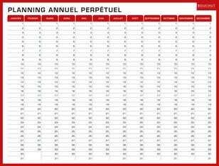 Planning Hebdo & Annuel Civil - 32 x 42 cm - Bouchut