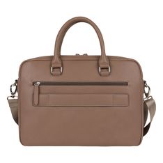 Oberthur Sofia - Sacoche pour ordinateur portable 15,6" - 2 compartiments - taupe