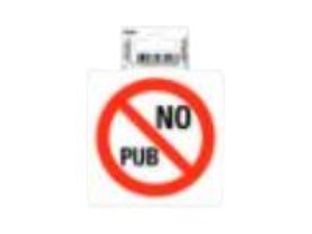 Exacompta - Pictogramme adhésif "no pub" - 100 x 100 mm