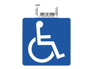 Exacompta - Pictogramme adhésif "accès handicapés" - 100 x 100 mm