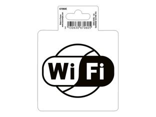Exacompta - Pictogramme adhésif "wifi" - 100 x 100 mm