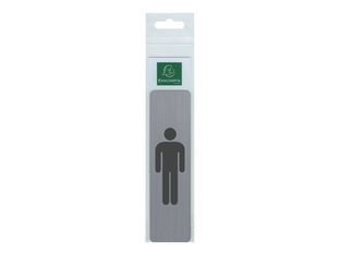Exacompta - Pictogramme - Homme - 44 x 165 mm - aluminium brossé