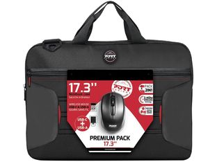 PORT Designs - Sacoche pour ordinateur portable 17,3" + souris - noir