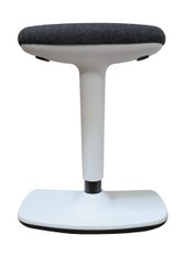 Siege Technique LED - tabouret assis-debout - hauteur réglable jusqu'à 76 cm - blanc