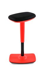 Siege Technique LED - tabouret assis-debout - hauteur réglable jusqu'à 76 cm - rouge