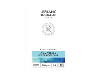 Lefranc & Bourgeois Studio - Papier pour peinture aquarelle - A4 - 12 feuilles