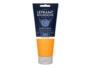 Lefranc Bourgeois - Peinture acrylique - jaune sahara - 200 ml