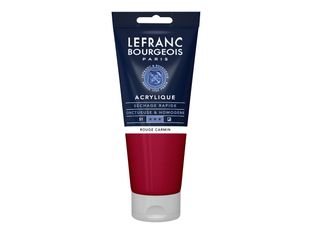 Lefranc Bourgeois - Peinture acrylique - rouge carmin - 200 ml