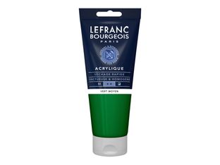 Lefranc Bourgeois - Peinture acrylique - vert moyen - 200 ml