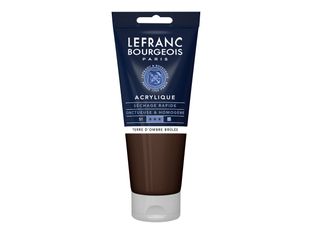 Lefranc Bourgeois - Peinture acrylique - terre d'ombre brûlée - 200 ml