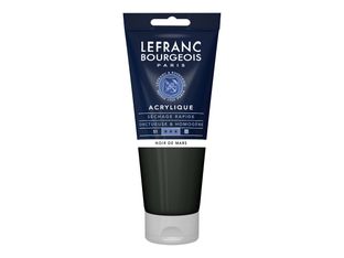 Lefranc Bourgeois - Peinture acrylique - noir de mars - 200 ml