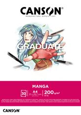Canson Graduate Manga - Bloc dessin - A4 - 200 gr
