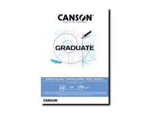 Canson Graduate Tracing - Bloc papier calque - A3 - 40 feuilles - 70 gr