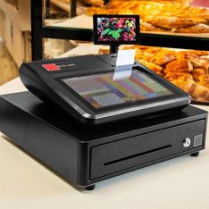 TechFive ECR-100 - La caisse enregistreuse avec tiroir pour votre commerce