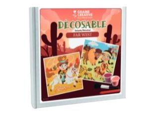Graine Creative - kit deco sable - far west