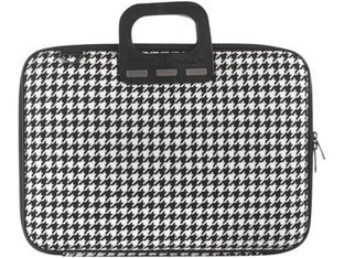Bombata Pied de poule - Sacoche pour ordinateur portable 15" - noir