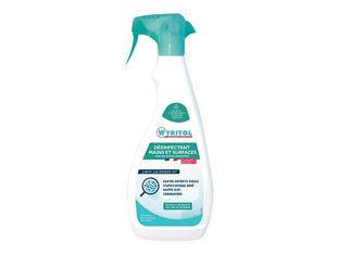 Wyritol - Spray désinfectant pour les mains et surfaces - vaporisateur 750 ml
