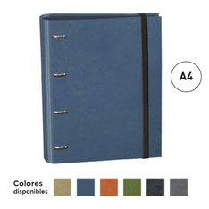 Carpeta eco A4 4 anillas 30mm con goma eco surtido