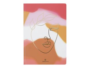 Oberthur Bahia - Carnet de notes souple - A5 - ligné - 200 pages - visage