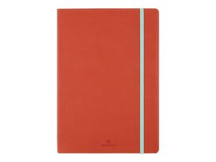 Oberthur Carmen - Carnet de notes souple - A5 - uni - 200 pages - corail