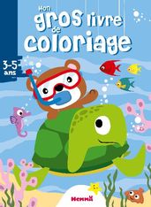 Mon gros livre de coloriage : Ourson-Tortue
