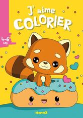 J'aime colorier (4-6 ans) : Panda roux