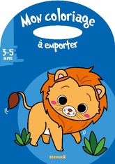 Mon coloriage à emporter (3-5 ans) : Lion
