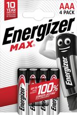 ENERGIZER Max - 4 piles alcalines - AAA LR03