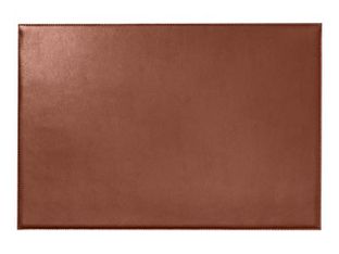 L'Agenda Moderne Satiny - Sous-main simple - 56 x 38 cm - marron - Quo Vadis