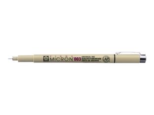 Sakura Pigma Micron - Rotulador - negro - tinta pigmentada al agua - 0.2 mm - ultrafino