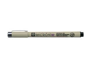 Sakura Pigma Micron 02 - Rotulador - permanente - negro - tinta pigmentada al agua - 0.3 mm - fino