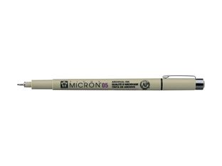 Sakura Pigma Micron 05 - Rotulador - permanente - negro - tinta pigmentada al agua - 0.45 mm
