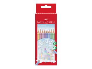 Faber-Castell - 10 Crayons de couleur - couleurs pastel