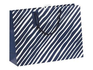 Clairefontaine - Sac cadeau - men in blue - 37,3 cm x 11,8 cm x 27,5 cm