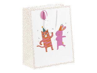 Clairefontaine - Sac cadeau - good vibes orange/rose - 26,5 cm x 14 cm x 33 cm