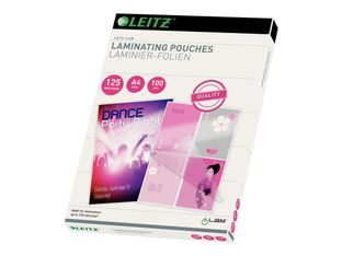 Leitz - 100 pochettes de plastification A4 (216 x 303mm) - 125 microns
