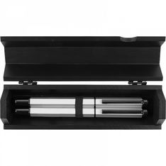 Oberthur Belgrade - Parure de stylo plume et roller - argent