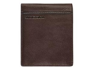 Maverick brown - portefeuille RFID avec porte carte amovible - marron