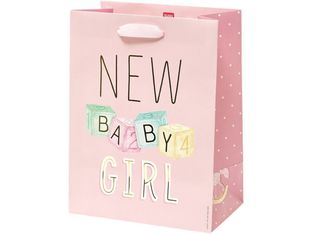 Legami - Sac cadeau - 11,5 cm x 19 cm x 25 cm - new baby girl