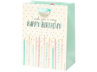 Legami - Sac cadeau moyen - 19 x 11,5 x 25 cm - candles