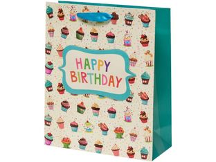 Legami - Sac cadeau - 11,5 cm x 26,5 cm x 32,5 cm - cupcake