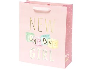 Legami - Sac cadeau - 11,5 cm x 26,5 cm x 32,5 cm - new baby girl
