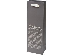 Legami - Sac cadeau pour bouteille - 12 cm x 8,5 cm x 36 cm - amoureux du vin