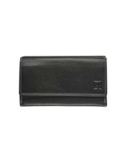 Porte-monnaie double fermeture éclair Dakota - noir - label M