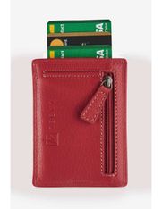 Porte-cartes + fermeture éclair Dakota - rouge - label M