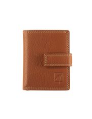 Portefeuille compact Dakota - cognac - label M