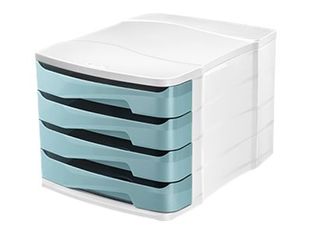 Protect by CEP - Module de classement 4 tiroirs - vert d'eau