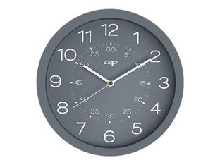 CEP - horloge Mineral magnétique - 30 cm - gris 