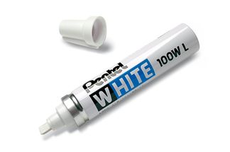 Pentel - Marqueur peinture - pointe large - blanc